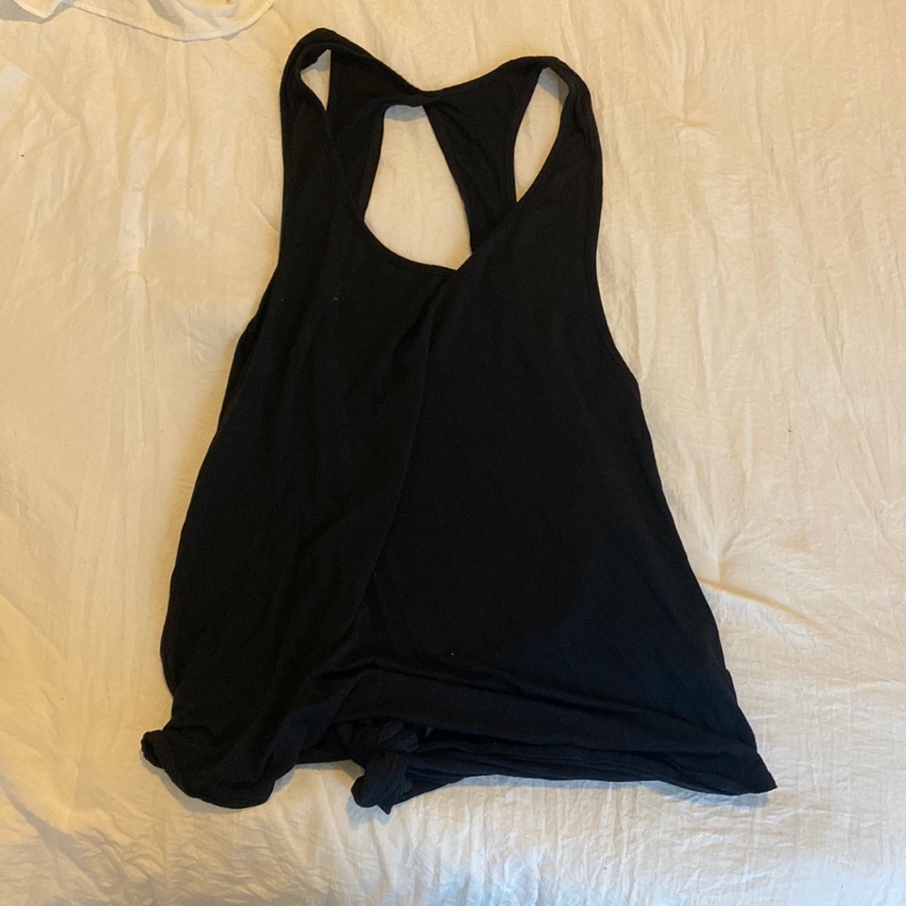 open back with tie athletic top